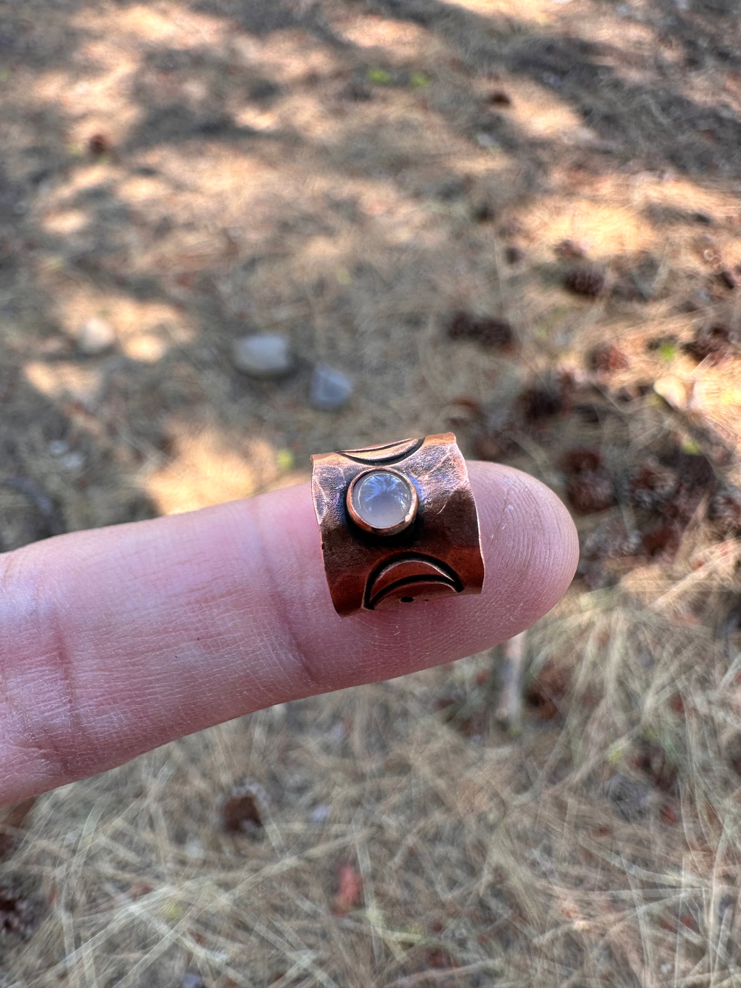 Copper ear cuff