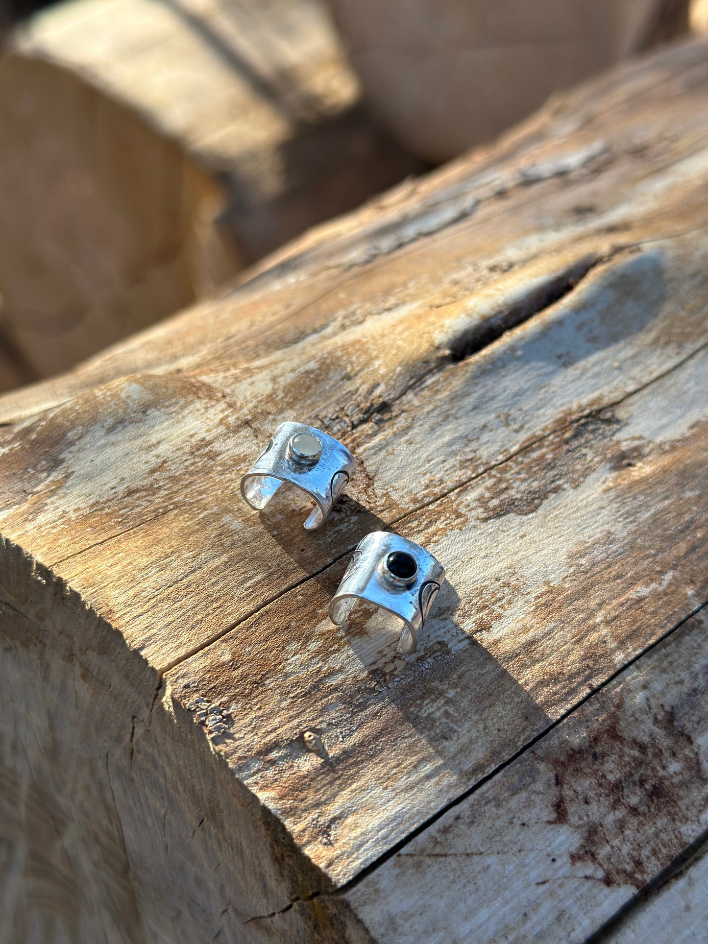 Sterling Silver Moon Ear Cuff