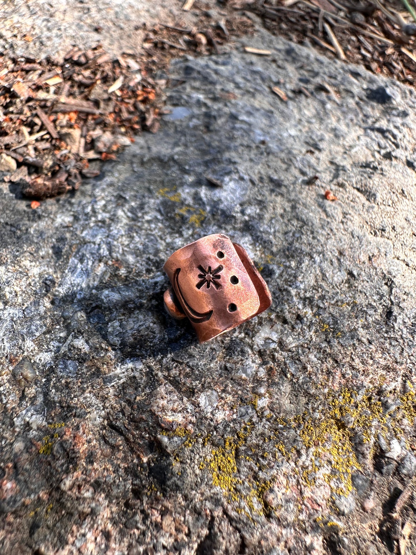 Copper ear cuff