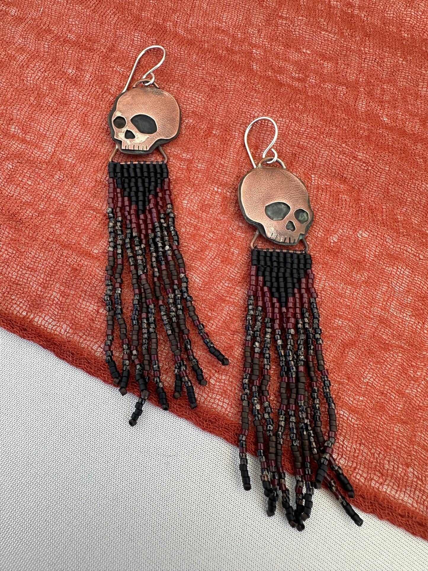 Skull Beaded Fringe
