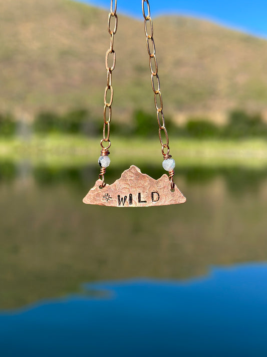 Wild Mountain Necklace in Copper