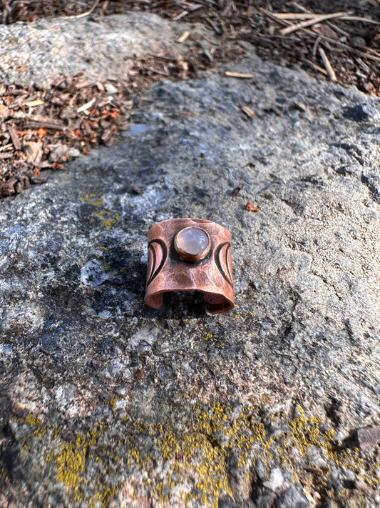 Copper ear cuff